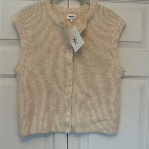 AUREUM Cream Knit Top